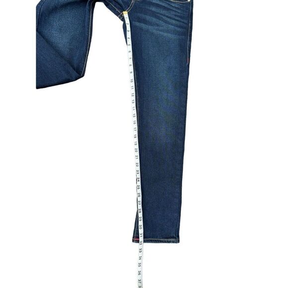 NEW TRUE RELIGION $199 ROCCO BIG T STITCH FLAP RELAXED SKINNY JEANS SZ 30x32 - Picture 12 of 16